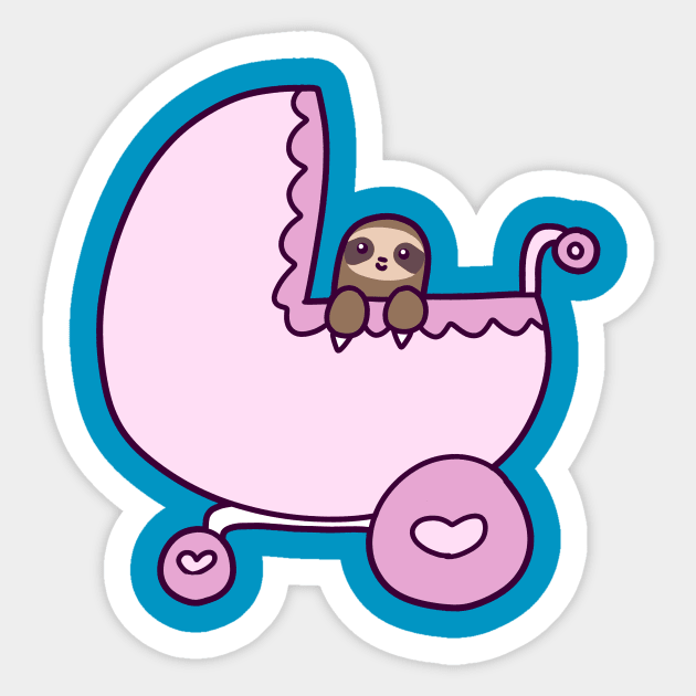 Baby Sloth Sticker by saradaboru